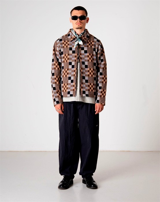 WB Buck Patch Jakke - Brown Check